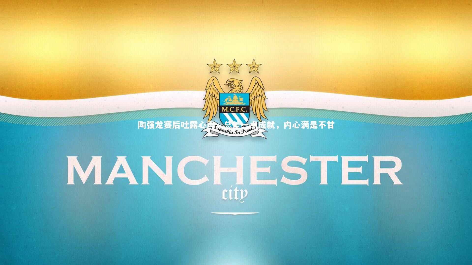 陶强龙赛后吐露心声，总差一点成就，内心满是不甘